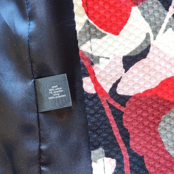 🌸Retro Floral Blazer The Limited Open Front Relaxed Boho Chic Women Medium NWT - Picture 9 of 9